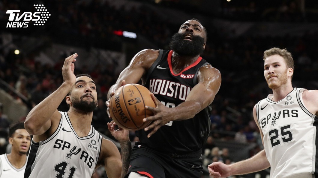 哈登狂飆50分破罰球紀錄 NBA火箭仍輸馬刺
