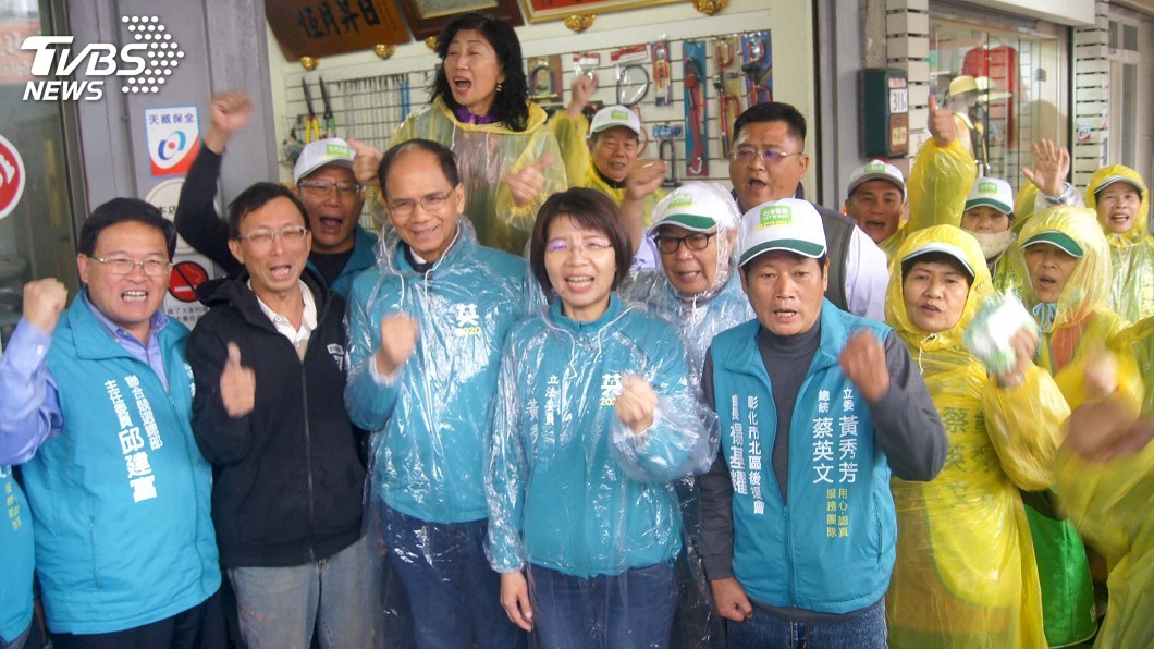 游錫堃彰化掃街輔選立委 籲票投民進黨守護台灣