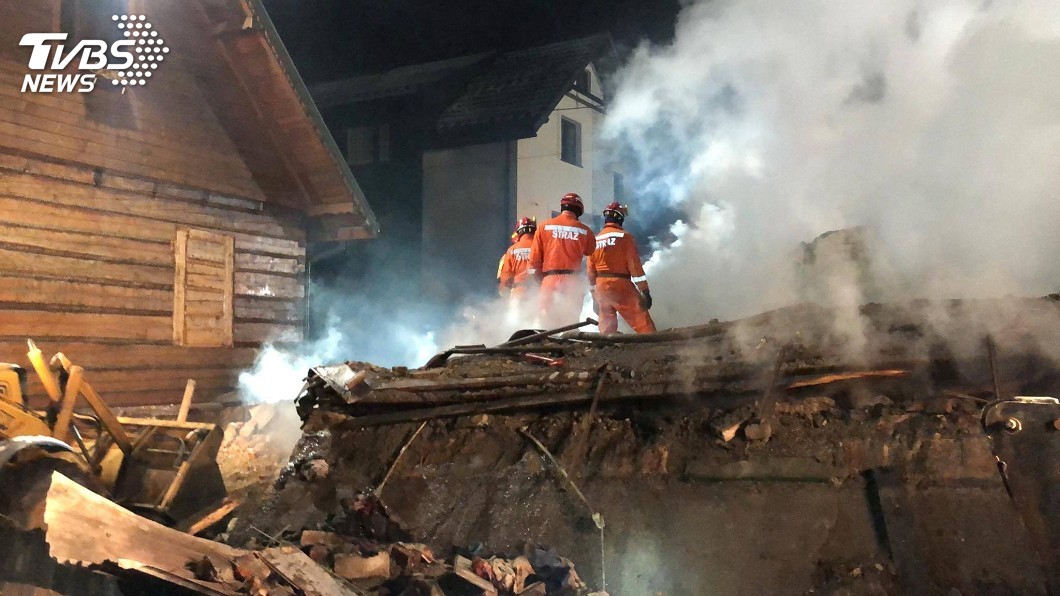 波蘭滑雪勝地瓦斯氣爆 威力強大炸毀3樓建物