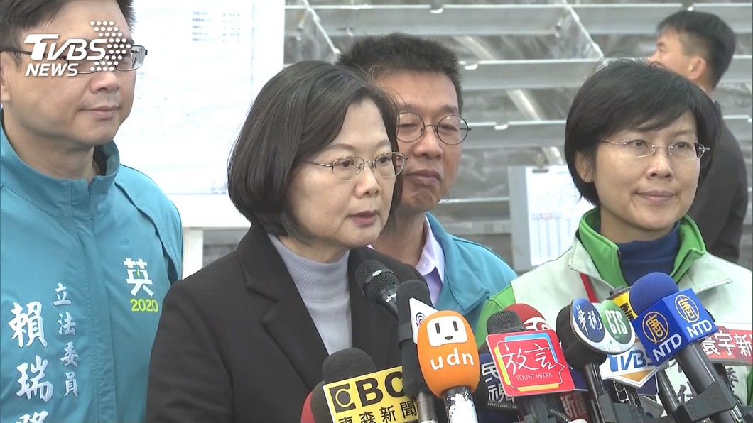 藍委涉推女警　蔡英文：盼選舉言行不要過度