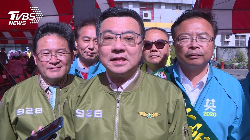 民進黨主席卓榮泰(圖中)。圖/TVBS