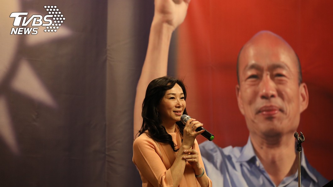 李佳芬訪華府　韓國瑜後援會吸引逾700人相挺
