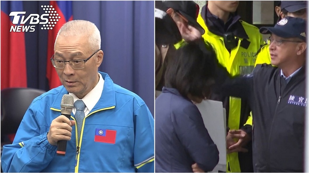 藍委拍掉女警帽子惹議 吳敦義:當然是小意外