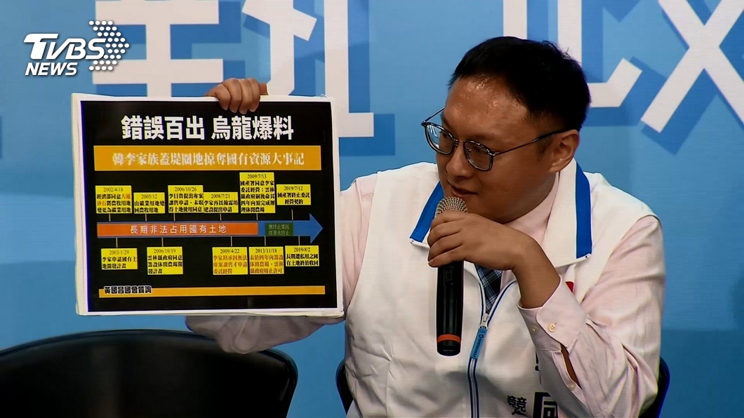 黃國昌指占國有地拒繳補償金　韓陣營：又是烏龍爆料