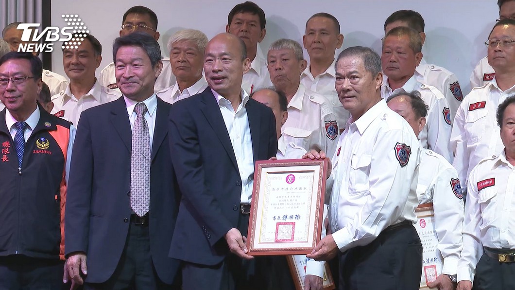 王金平私下挺？　韓國瑜出席高雄義消總隊典禮