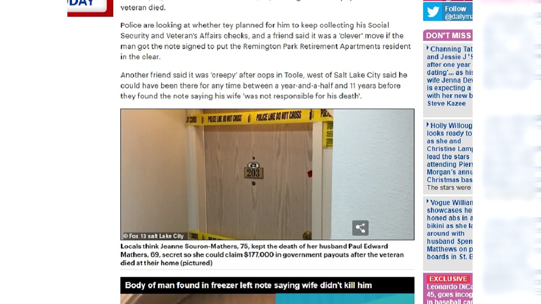 圖／翻攝自每日郵報(Daily Mail)