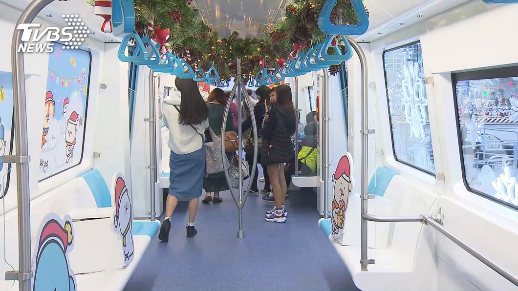 三鶯列車變裝　「帶鹿角、裝拐杖」駛入耶誕城
