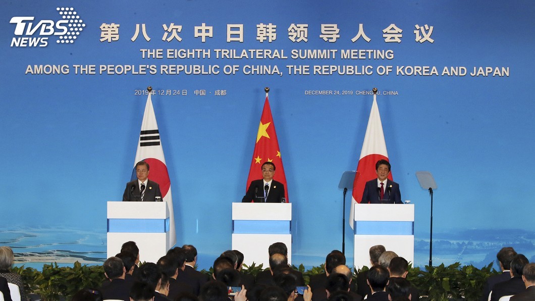 日相安倍籲構築新三國時代　早日簽署日中韓FTA