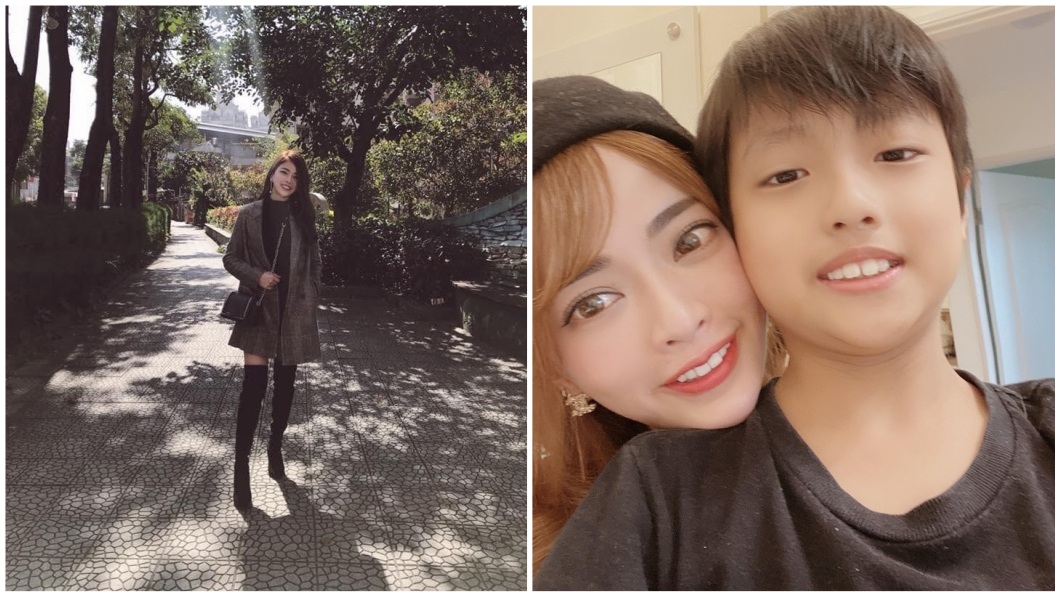 廖姓辣媽說自己有2個兒子,看演唱會的長子15歲高一,小兒子9歲念小四。(圖/廖姓女網友提供)