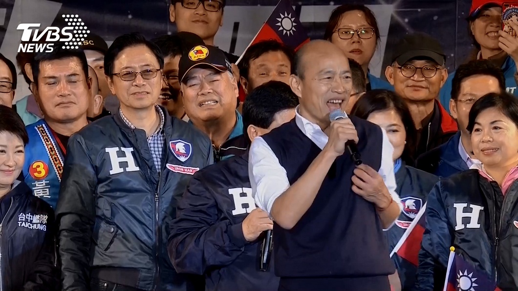 韓國瑜台中造勢 提出「六塊肌」政策
