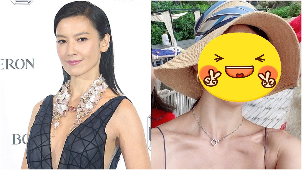 林熙蕾44歲素顏被讚爆! 低胸裝渾圓雙球包不住