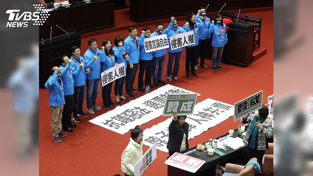 反滲透法三讀　國民黨：威權法律讓自由民主倒退
