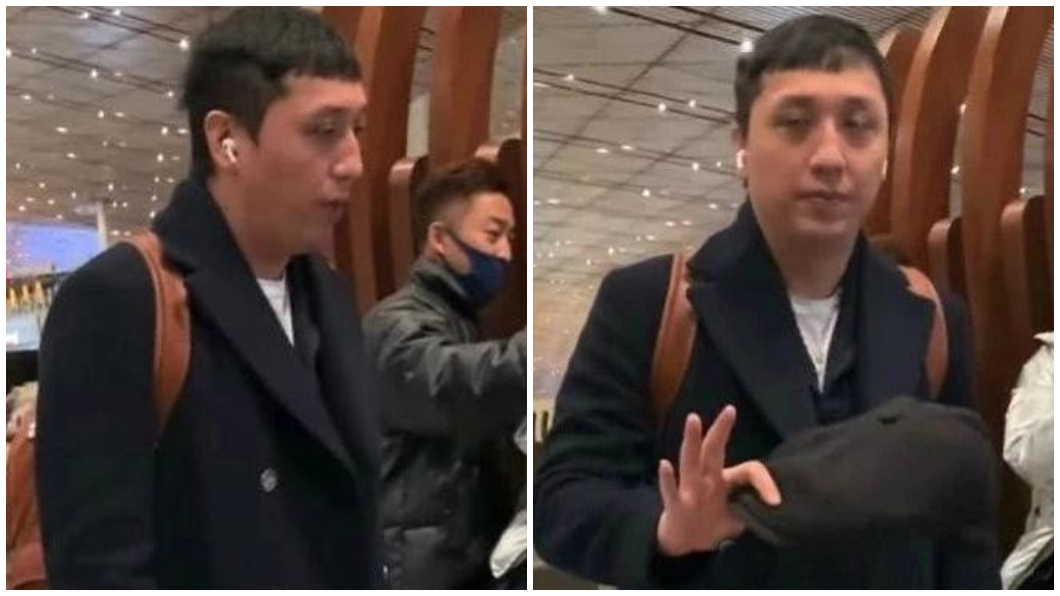 華少面容憔悴現身機場。(圖/網易娛樂)