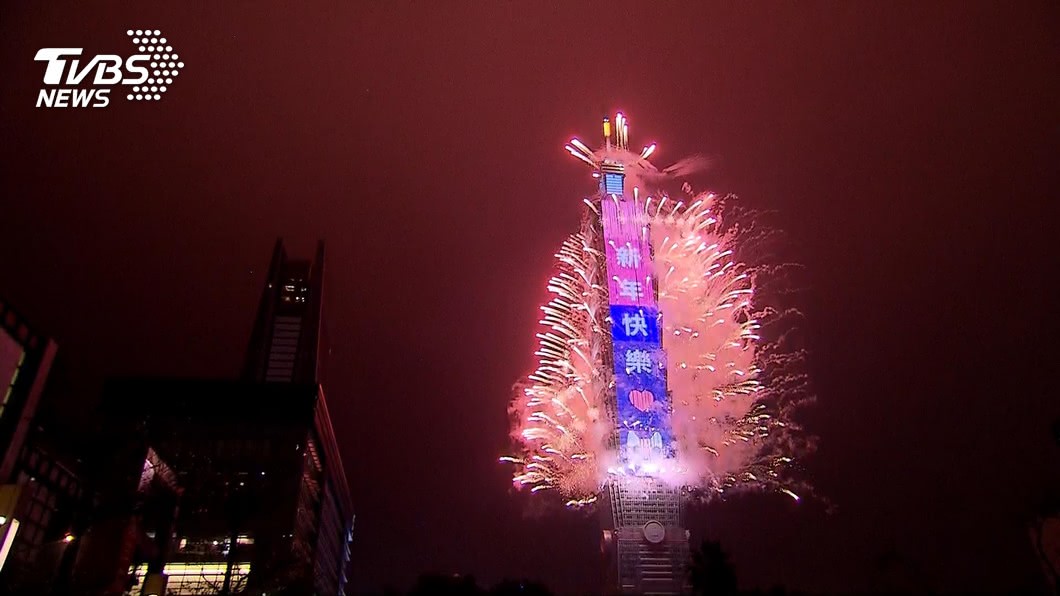 今年台北101跨年煙火秀照常舉行。（示意圖／TVBS）