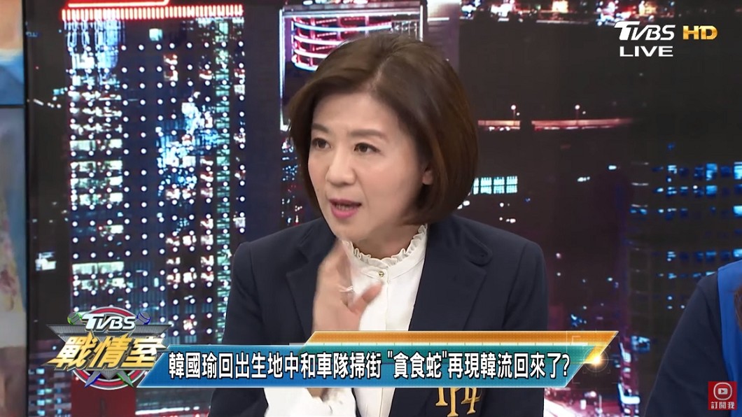 國民黨立委王育敏。圖/TVBS