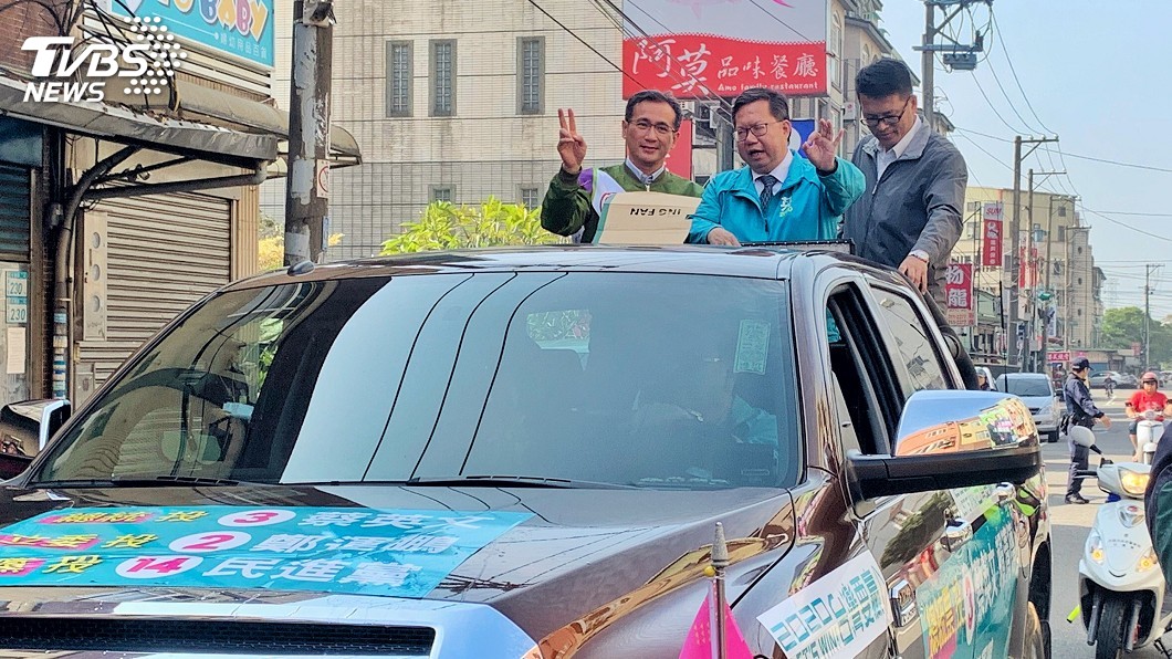 陪黨籍立委候選人拜票 鄭文燦盼桃園開出高票