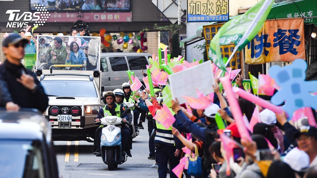 蔡總統中台灣車隊大掃街 力拚立委激戰區勝選