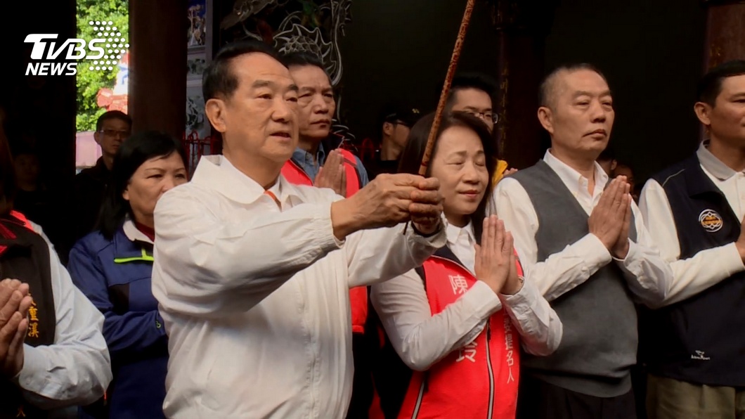 選戰激烈 宋楚瑜:藍綠都像匈奴