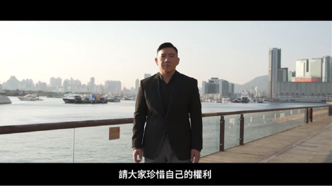 杜汶澤在臉書分享自拍影片，呼籲台灣的朋友們一定要回去投票。(圖／翻攝自杜汶澤臉書)