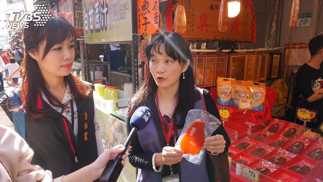 迪化街年貨登場 北市稽查攤商食安環境衛生
