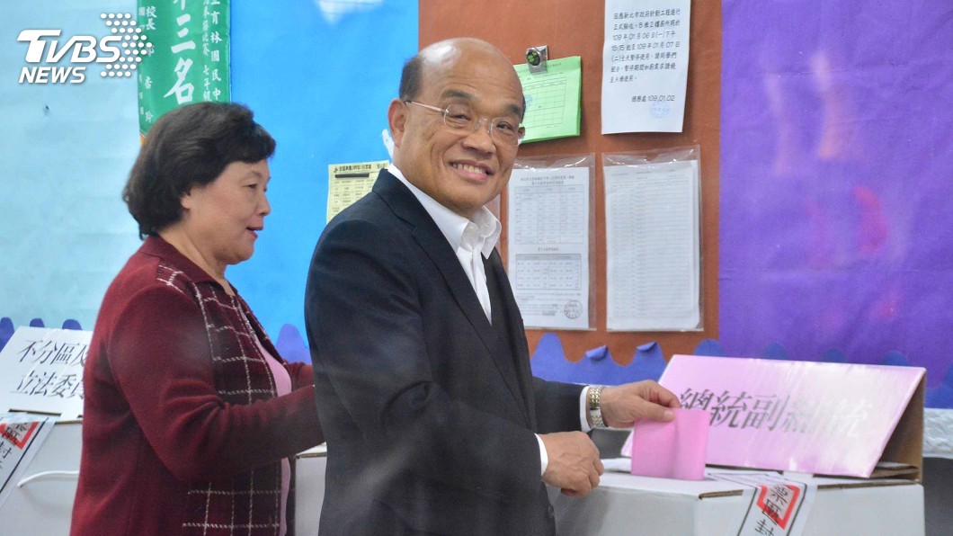 籲踴躍投票 蘇貞昌:投票分流增速度秩序良好