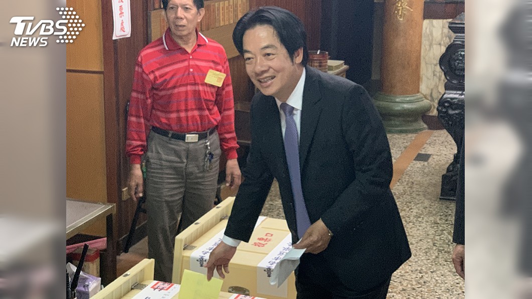 返故鄉台南投票 賴清德:今天一覺到天亮