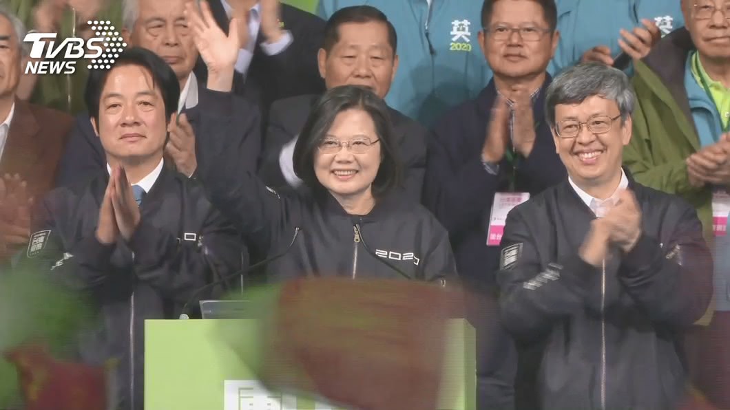 總統蔡英文2020連任成功,還創下選舉史上總統最高得票記錄。(圖/TVBS資料照)