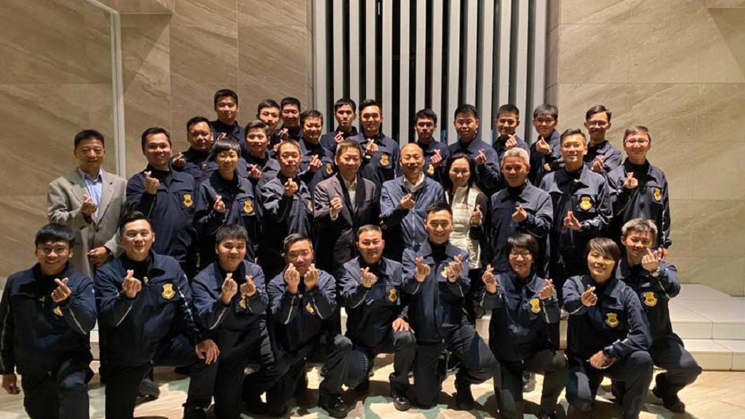 韓國瑜PO維安團隊合照挨轟 特勤中心回應了