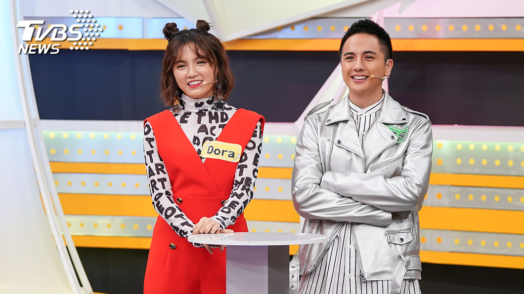TVBS歡樂台《食尚玩家-歡樂有夠讚》曾子余和Dora。圖/TVBS