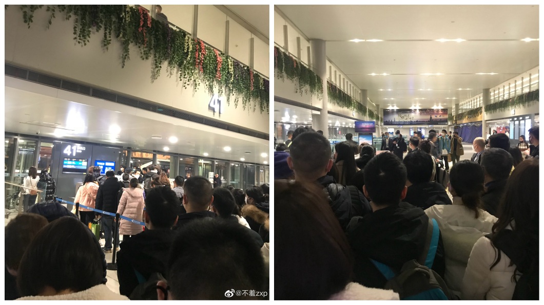 有人懷疑此事真實性，但有1名自稱也是搭同機的旅客回應確有此事，整個班機還因此延誤3個小時。(圖／翻攝自微博)