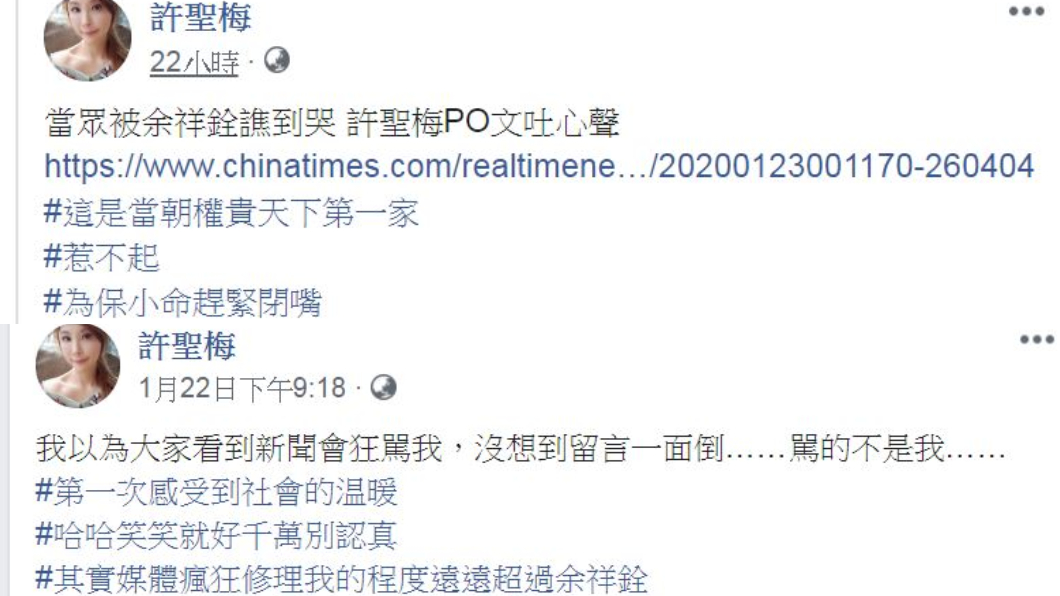 (翻攝/許聖梅臉書)