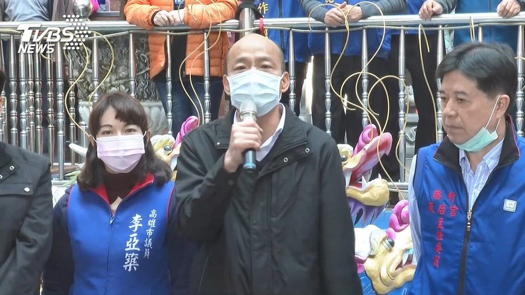 堅持戴口罩遭批 韓國瑜:戴的民眾都和政府唱反調?