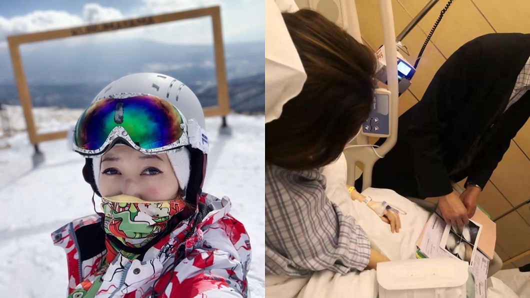 滑雪慘摔「斷2條韌帶」!廖家儀香港急動刀病況曝光