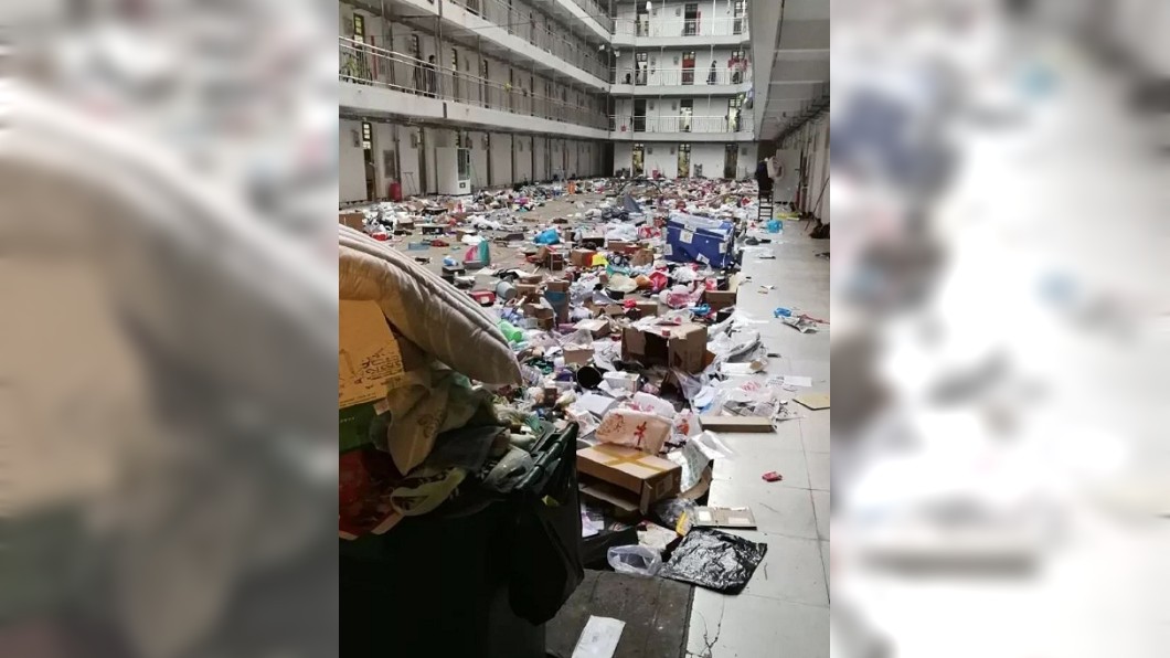 徵用學校宿舍私物當垃圾 「粗暴亂丟」學生氣炸