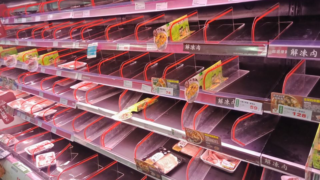 肉品也快被搶光。(圖/翻攝自我愛全聯-好物老實説)