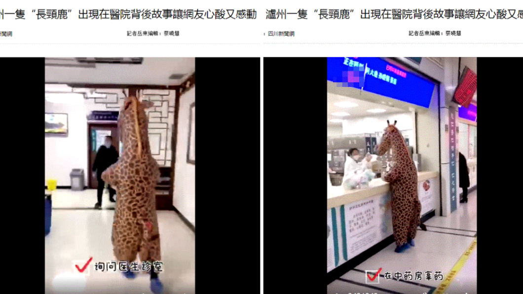 孝女代父看病穿「長頸鹿裝」防疫 專家曝風險