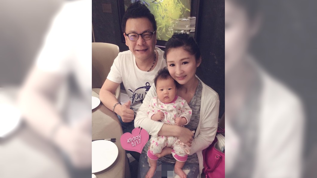 沈玉琳和老婆芽芽結婚邁入十周年。(圖/翻攝自幸福沈芽芽&沈妍妍臉書)