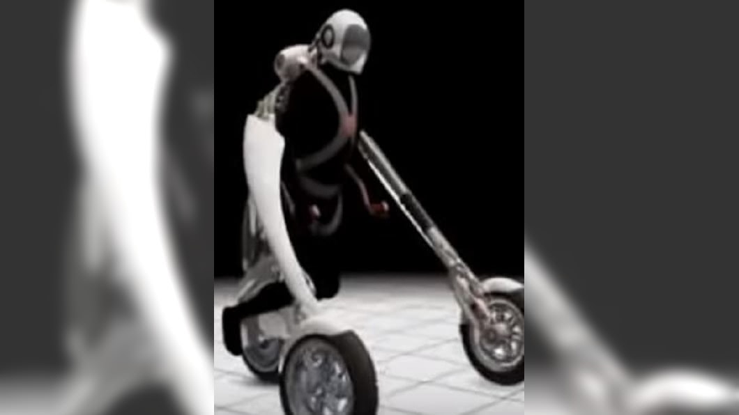 變形三輪車機器人 可自動認路幫長者載重物