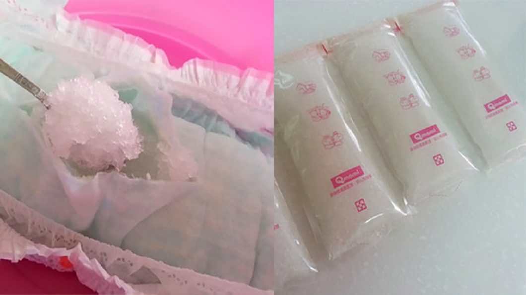 不少當媽媽的女網友分享自己拿尿布用來做保冷劑的用途。(圖/翻攝自爆廢公社)