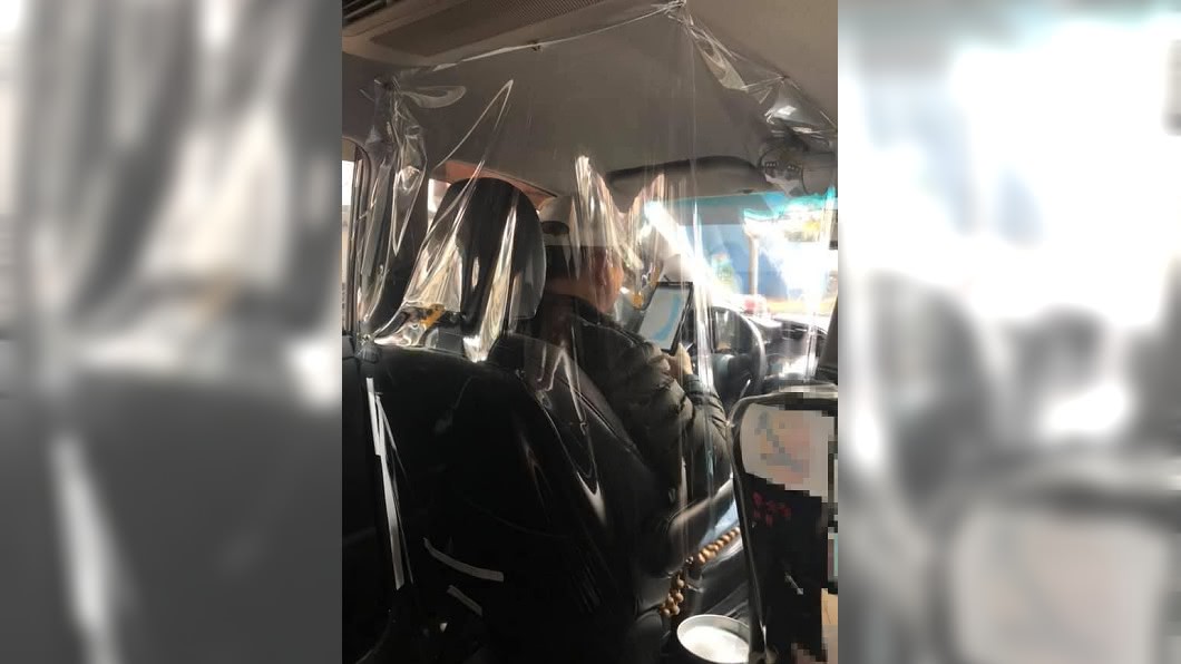 防疫妙招!運將自製「透明保護罩」 眾人讚有才