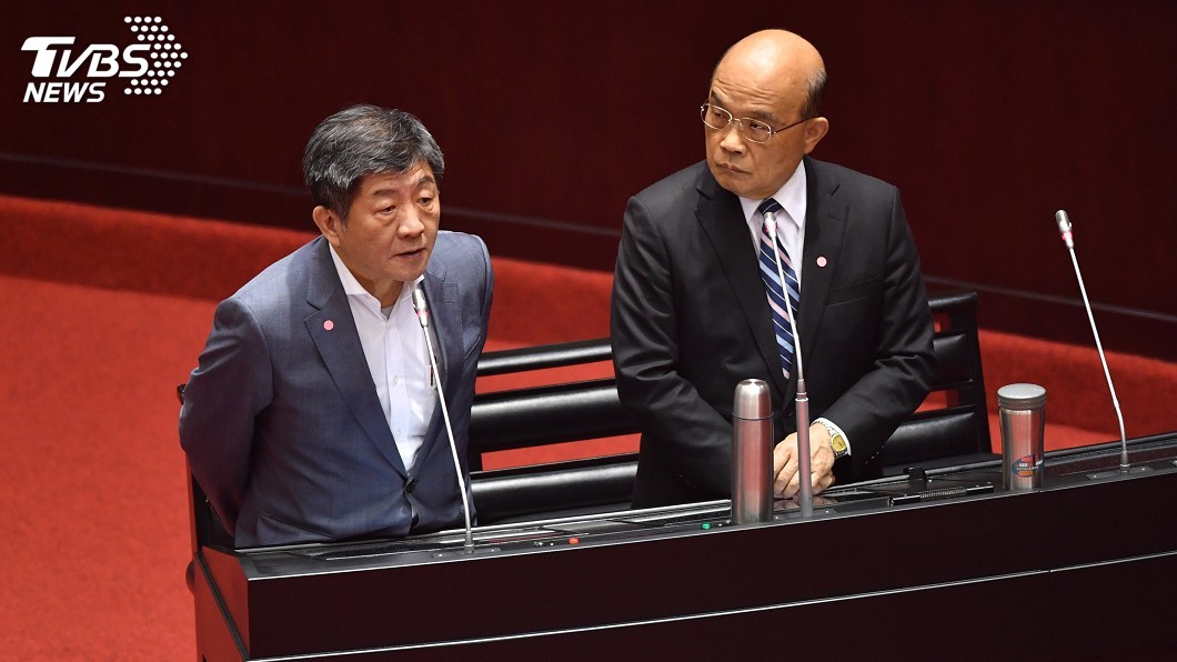 賴士葆質詢口罩政策 蘇揆:你還是順時中比較好