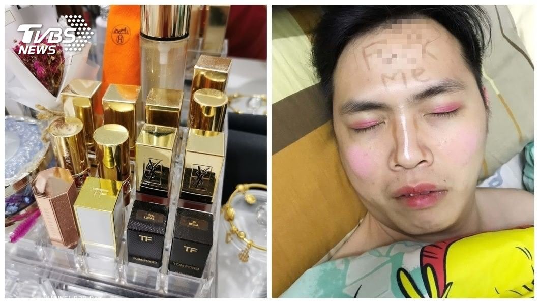 不少女網友看到這位人夫的愛妻口紅數量,紛紛直呼這算少了。(圖/網友Jay Khaw授權提供使用,請勿隨意翻拍)
