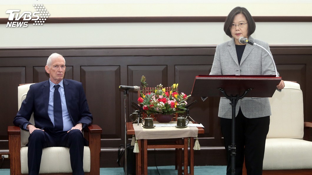 蔡總統接見莫健　感謝美眾議院通過《台北法案》