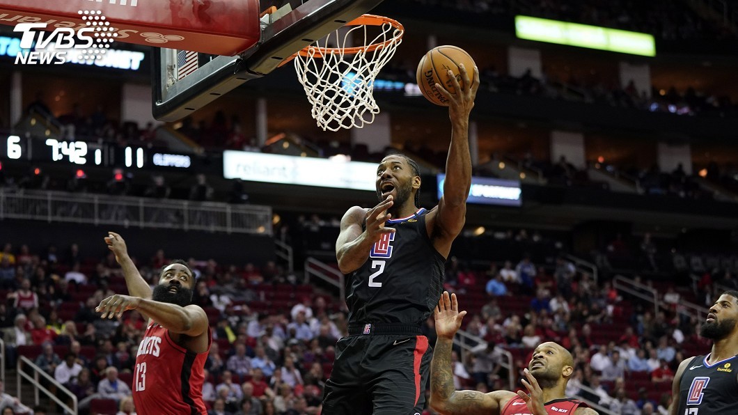 雷納德砍25分 NBA快艇擊落火箭笑納6連勝