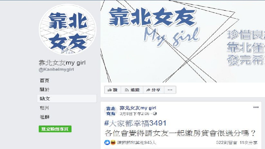 有男網友發文詢問要求女友幫忙負擔房貸過分嗎？對此網友正反意見兩極。(圖／翻攝自靠北女友臉書粉絲團)