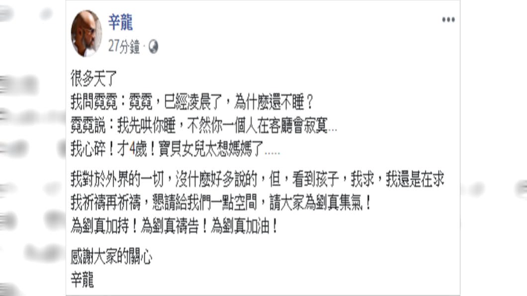 (圖/翻攝自辛龍Facebook)