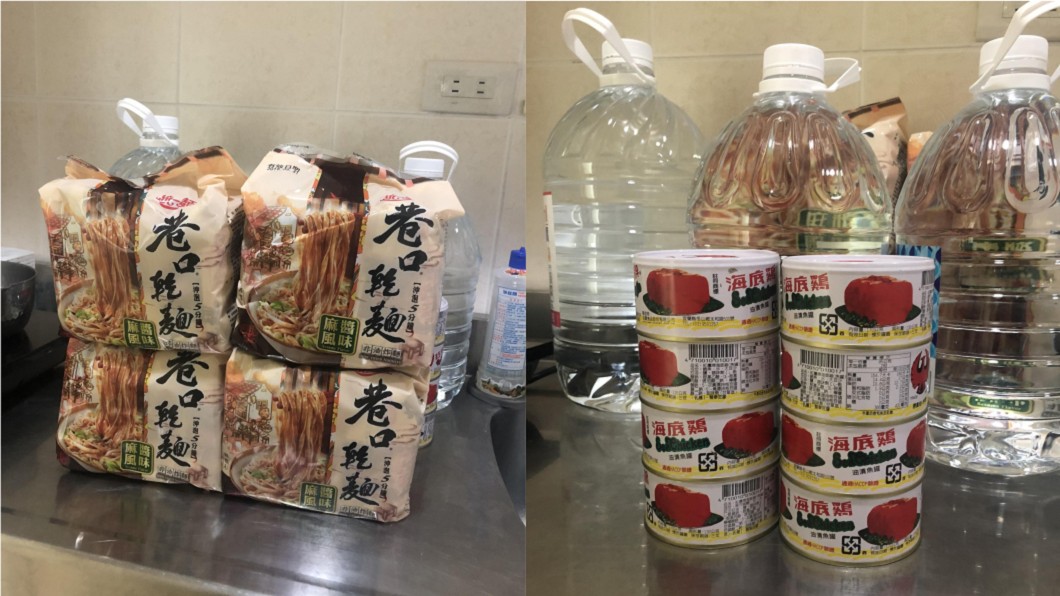 泡麵罐頭可以存放很久，許多網友認為是屯糧首選。(圖／截自PTT)