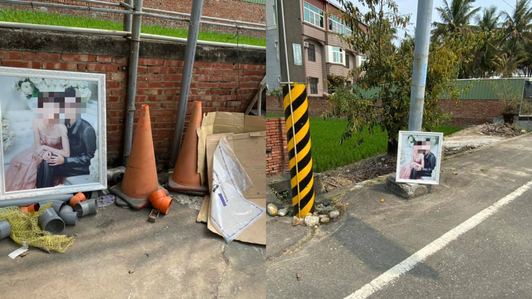 「夫妻恩愛照」亂丟工地 網放大一看超驚恐:毛毛的