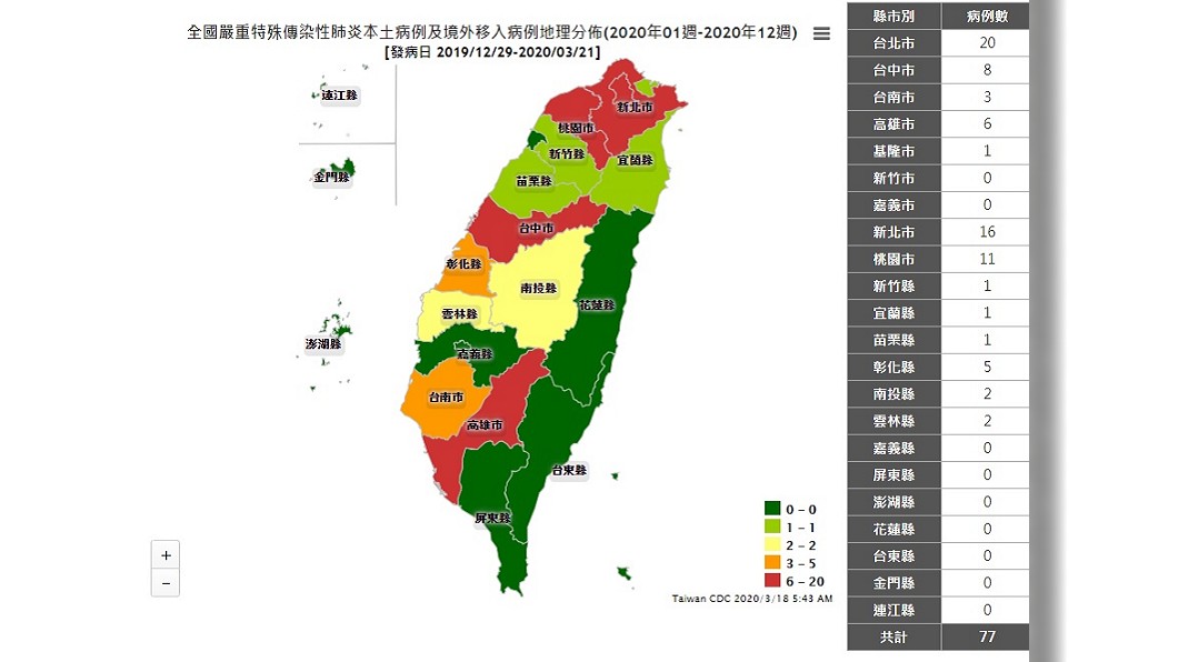 零確診破功 苗縣出現首例武漢肺炎確診個案