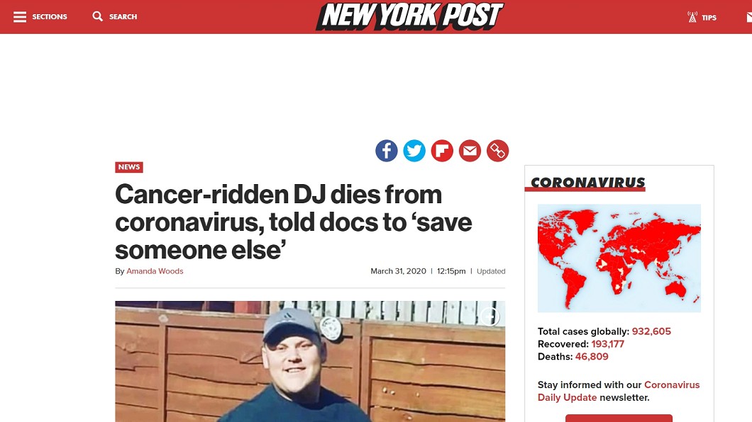 (圖／翻攝New York Post)